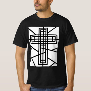 Camiseta Resumen de diseño cruzado