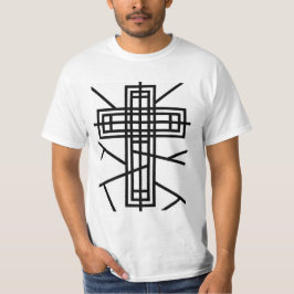 Camiseta Resumen de diseño cruzado