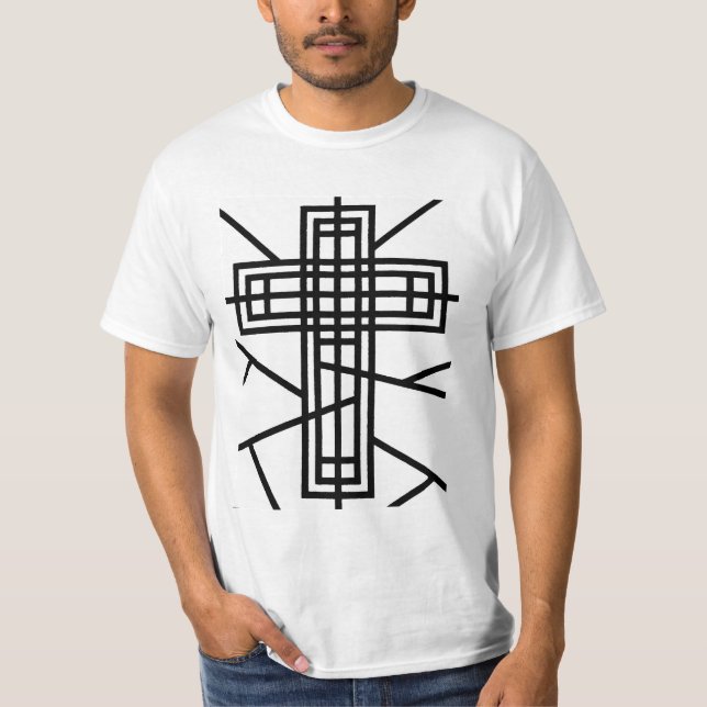 Camiseta Resumen de diseño cruzado (Anverso)