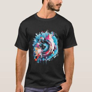 Camiseta Resumen De Diversión Optimista Del Círculo De La V