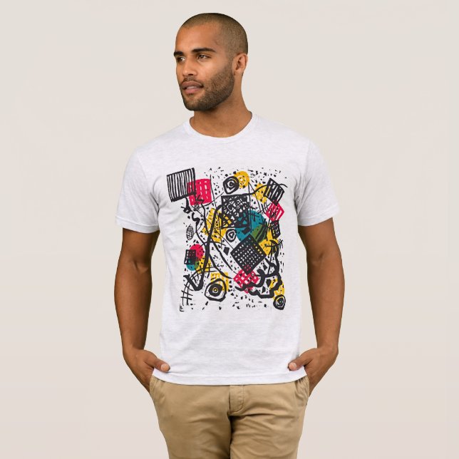 Camiseta Resumen de euforia - Obra maestra de Kandinsky (Anverso completo)