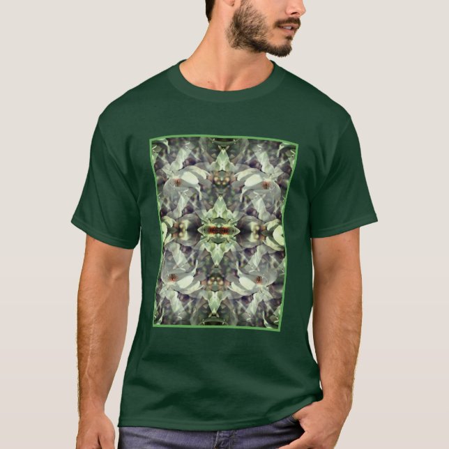 Camiseta Resumen de florecimiento de flores de magnolia (Anverso)