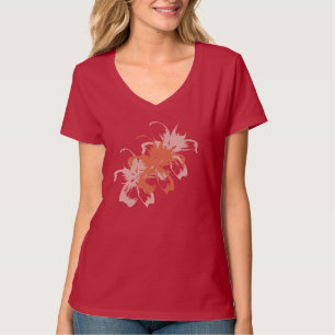 Camiseta Resumen de Flores de Peach