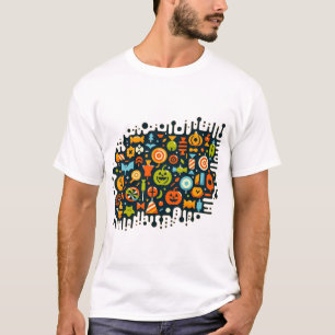 Camiseta Resumen de Halloween Trick o Trete
