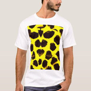 Camiseta Resumen de la acuarela del leopardo de impresión a
