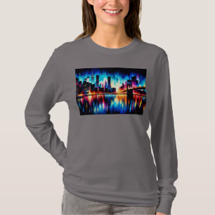 Camiseta Resumen de la ciudad de Nueva York 1103