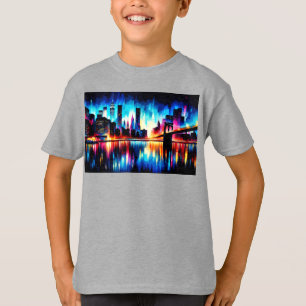 Camiseta Resumen de la ciudad de Nueva York 1103