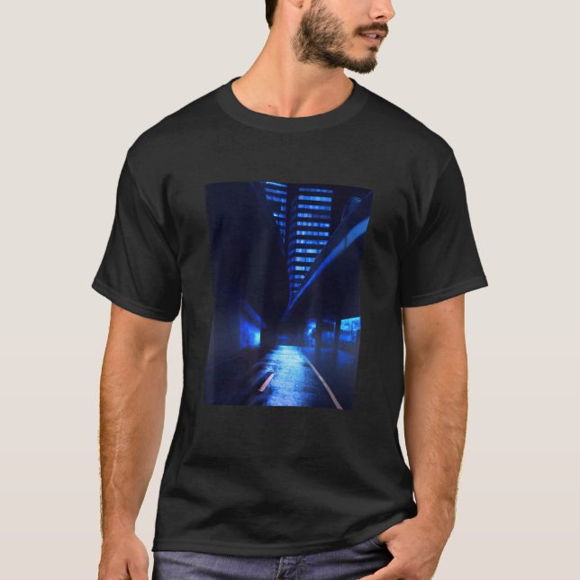 Camiseta Resumen de la ciudad de SciFi (Anverso)