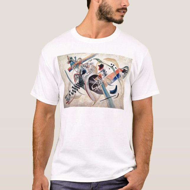 Camiseta Resumen de la composición de Kandinsky (Anverso)