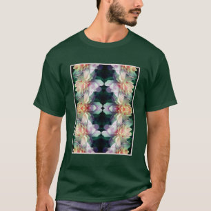 Camiseta Resumen de la flor rosada peony