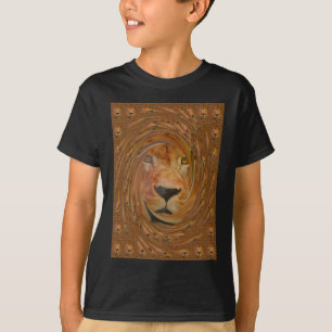 Camiseta Resumen de la imagen de arte de Safari de León