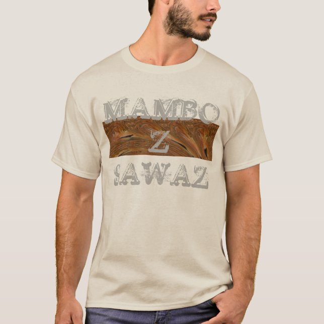 Camiseta Resumen de la imagen de arte de Safari de León (Anverso)