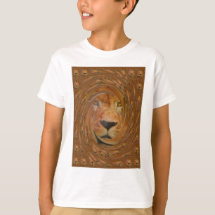 Camiseta Resumen de la imagen de arte de Safari de León