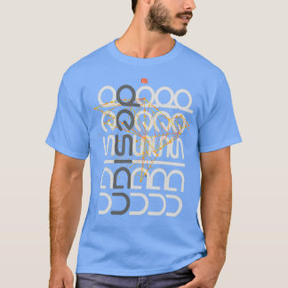 Camiseta Resumen de la luz del origami de diseño