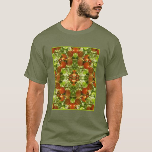 Camiseta Resumen de la naturaleza de los tomates de cerezo  (Anverso)
