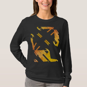 Camiseta Resumen de la visión del arte del suroeste Naranja