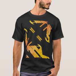 Camiseta Resumen de la visión del arte del suroeste Naranja