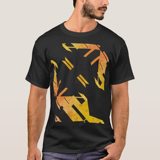Camiseta Resumen de la visión del arte del suroeste Naranja (Anverso)