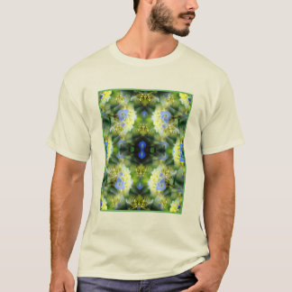 Camiseta Resumen de las flores azules de Hydrangea