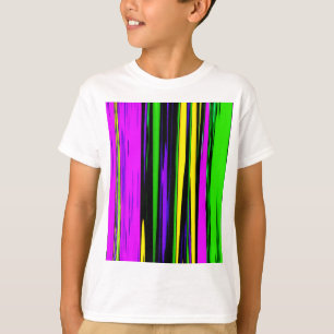 Camiseta Resumen de las franjas de Mardi Gras