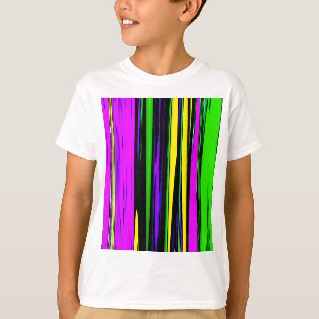 Camiseta Resumen de las franjas de Mardi Gras (Anverso)