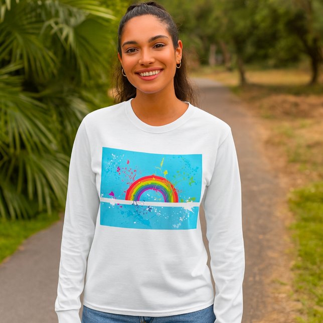 Camiseta Resumen de los movimientos florales del arcoiris y (Subido por el creador)