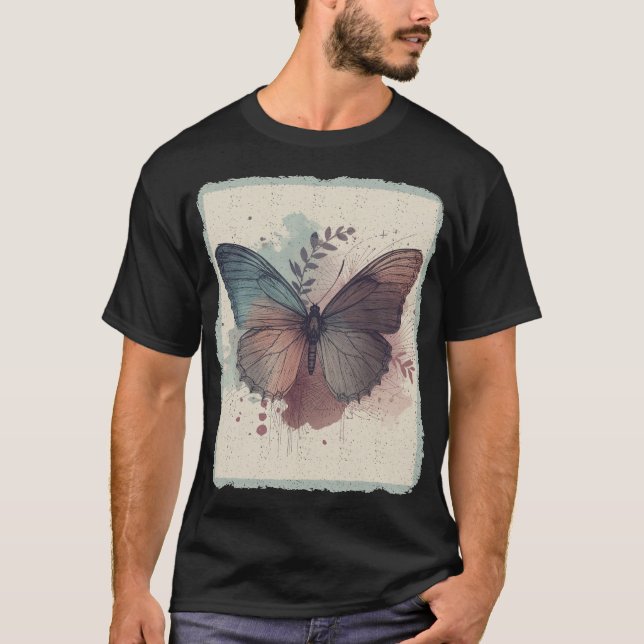 Camiseta Resumen de mariposa 01 (Anverso)