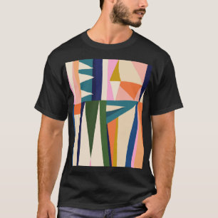 Camiseta Resumen De Moda: Mano Colorida.