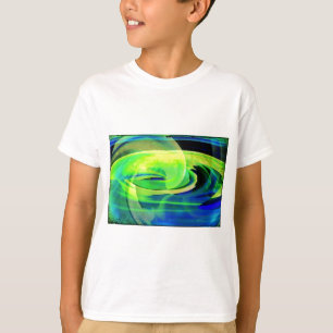 Camiseta Resumen de Neon Alien Landscape