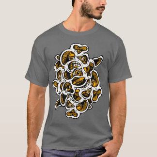 Camiseta Resumen de ojos micóticos surrealistas y groserías