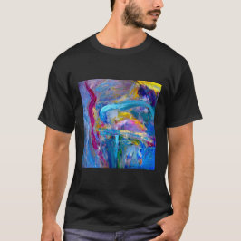 Camiseta Resumen de pintura expresionista de 1997