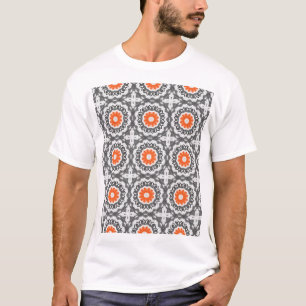 Camiseta Resumen de Plata: Diseño Geométrico Sin Marea.