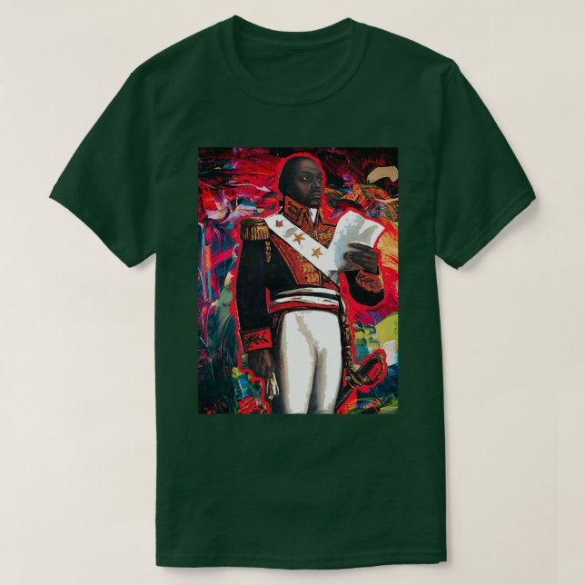 Camiseta Resumen de Toussaint Louverture (Diseño del anverso)