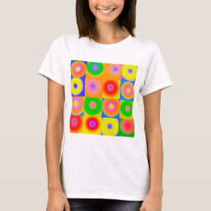 Camiseta Resumen del arte Colorful Happy