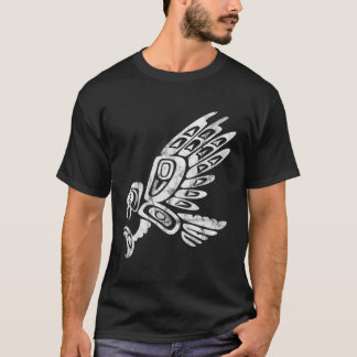 Camiseta Resumen del Halcón Haida Art Pacific Northwest Coa