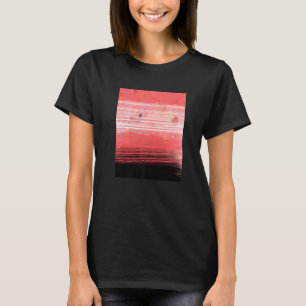 Camiseta Resumen del paisaje rojo