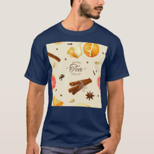 Camiseta Resumen del patrón de té aromático