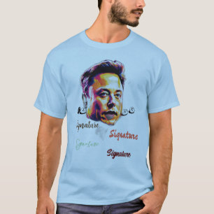 Camiseta Resumen del perfil de arte Tee