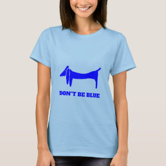Camiseta Resumen del perro azul Dachshund
