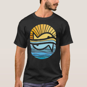 Camiseta Resumen Del Sund Y El Mar: Arte Geométrico Del Ama