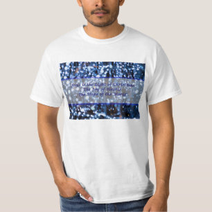 Camiseta Resumen Del Texto De Las Luces Azules