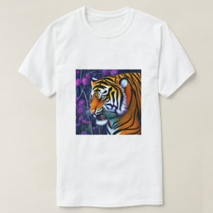 Camiseta Resumen del tigre depredador majestuoso salvaje