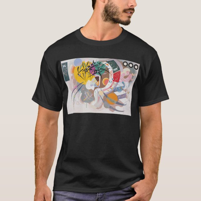 Camiseta Resumen dominante de la curva de Kandinsky (Anverso)