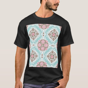 Camiseta Resumen en mosaico: Vintage Seamless Pattern