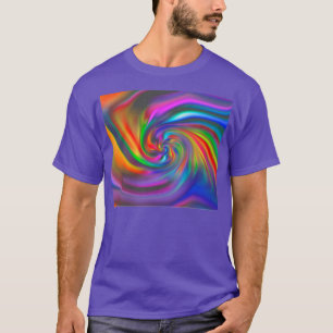 Camiseta Resumen Espirales de fondo suave II
