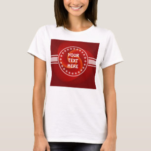 Camiseta Resumen Espirales de fondo suave III + tu texto