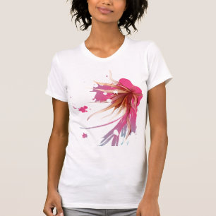 Camiseta Resumen Flor de Hibiscus