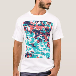Camiseta Resumen Fondo de arte de papel de mármol