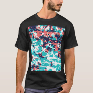 Camiseta Resumen Fondo de arte de papel de mármol