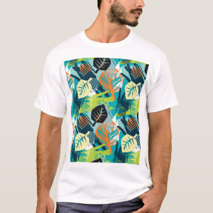 Camiseta Resumen Grunge: Superficie rugosa sin foco.